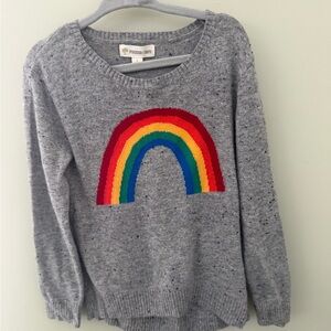 Tucker & Tate Gray Rainbow Sweater Girls Size 3